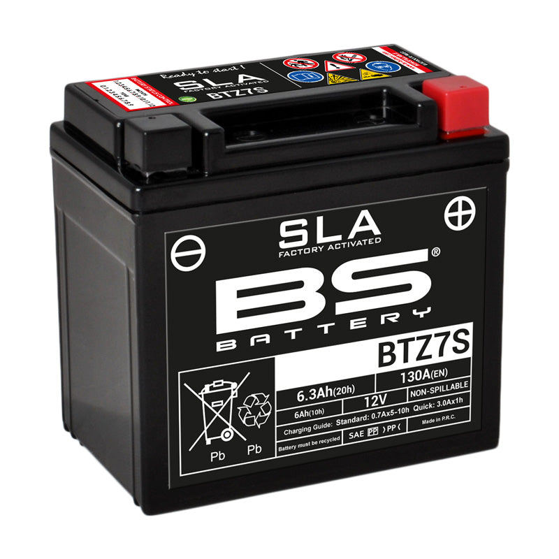 BTZ7S SLA, FACTORY ACTIVATED 12V BATTERY