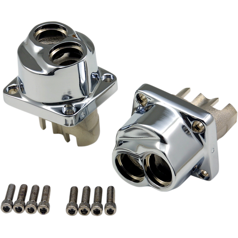 84-99 BT L/BLOCK SET CHR W/SCREWS