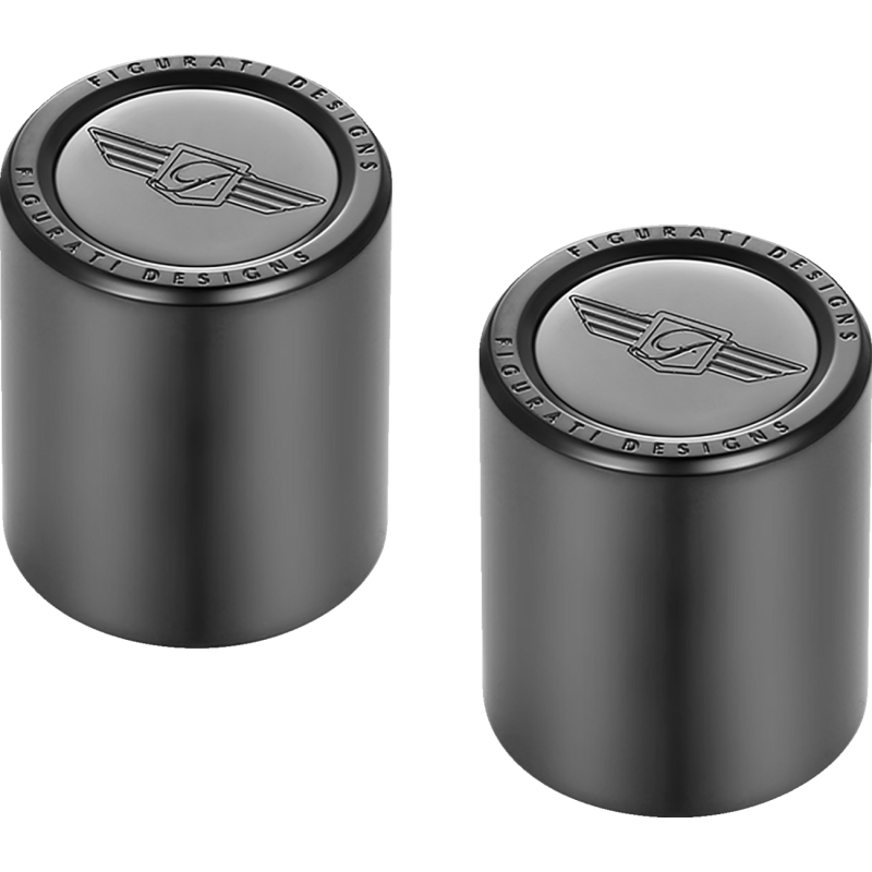 ND MAG DOCKING COVERS BLACK WITH FD LOGO-27.2X32MM