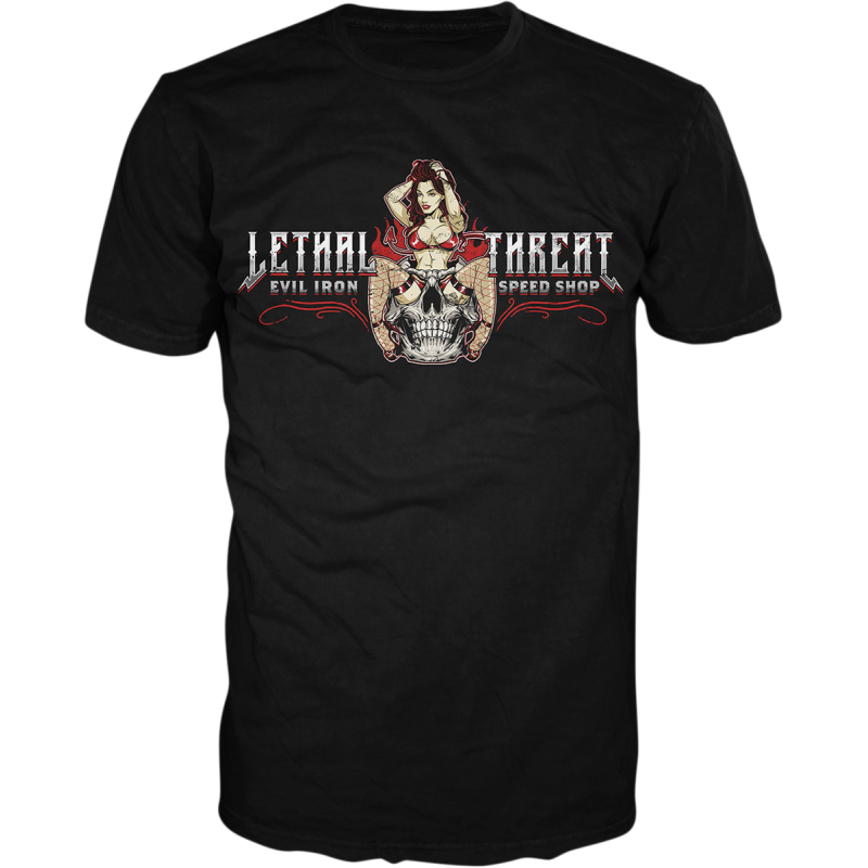 TEE EVIL IRON BLACK XL