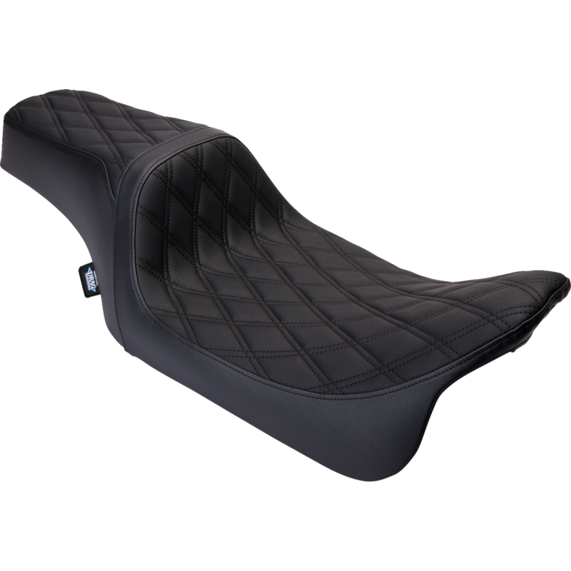 Seat Predator 1-up Vinyl Double Diamond Black FLH 2008-2023