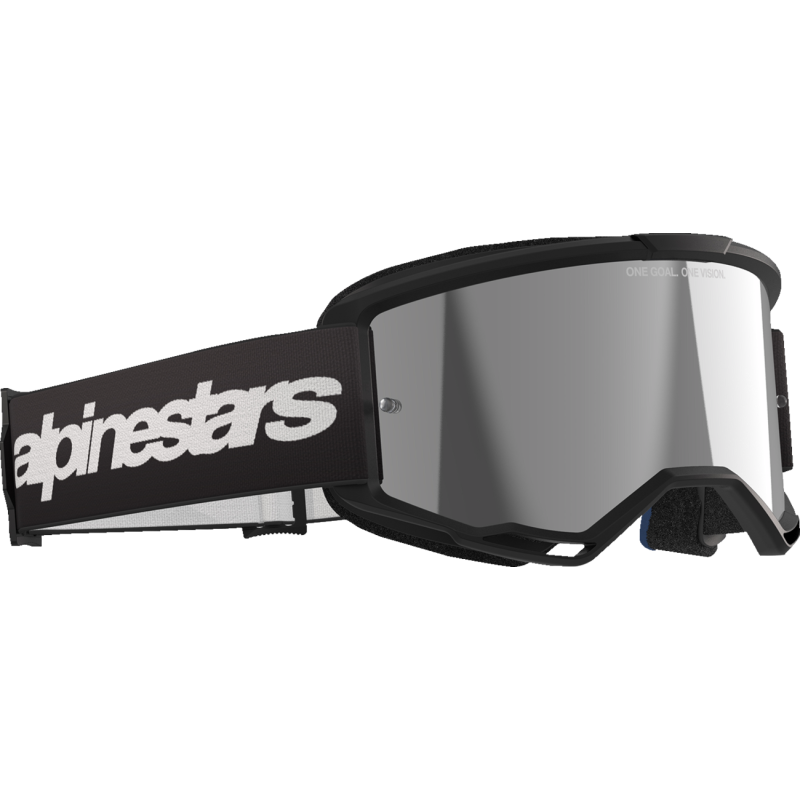 GOGGLE VISION 3 WORDMARK BLK/MIR SIL
