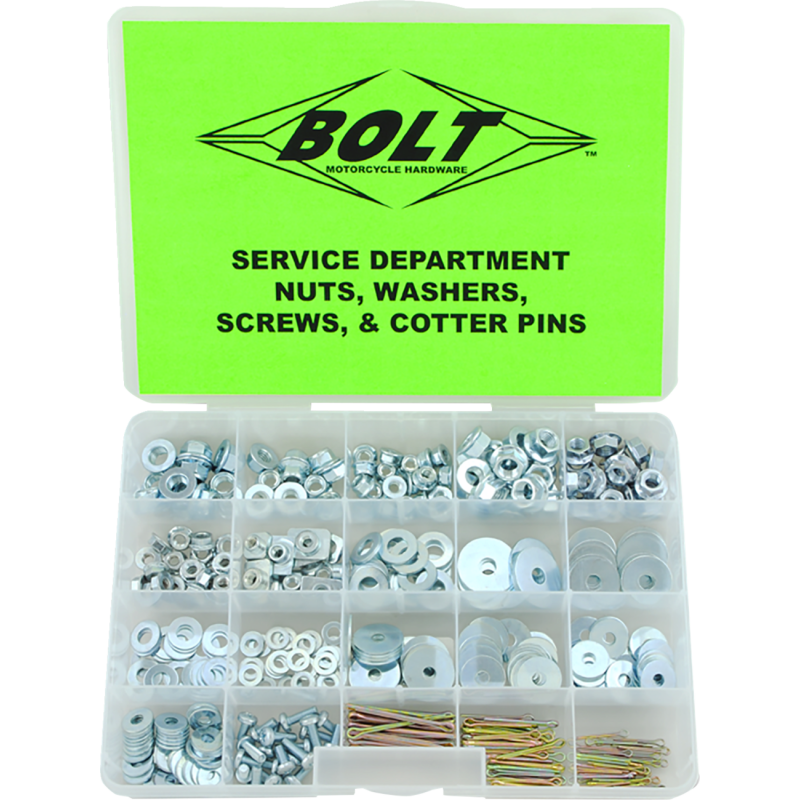 Nuts, Washers, & Cotter Pins Service Assortment (Kt)