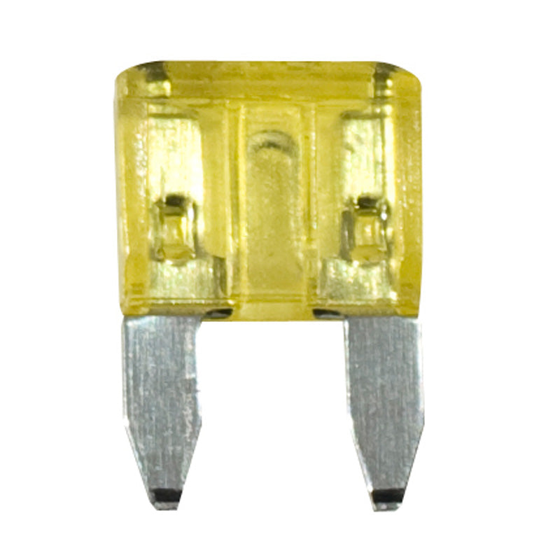MINI PLUG FUSE 20 AMP. BOX 10PCS YELLOW.