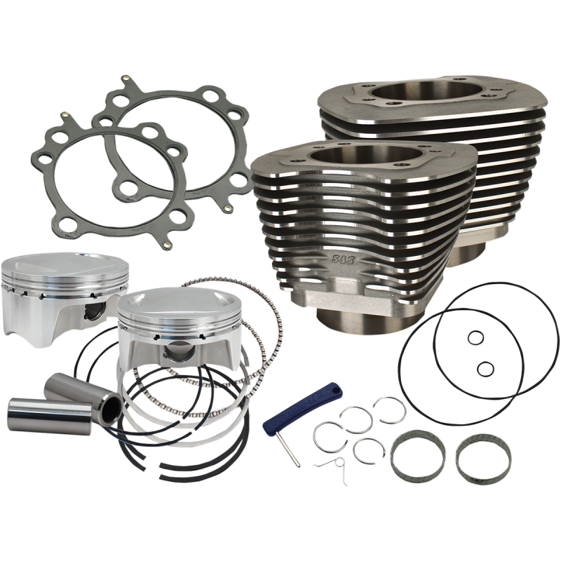 CYLINDER KIT 98" 99-06 TC BLK