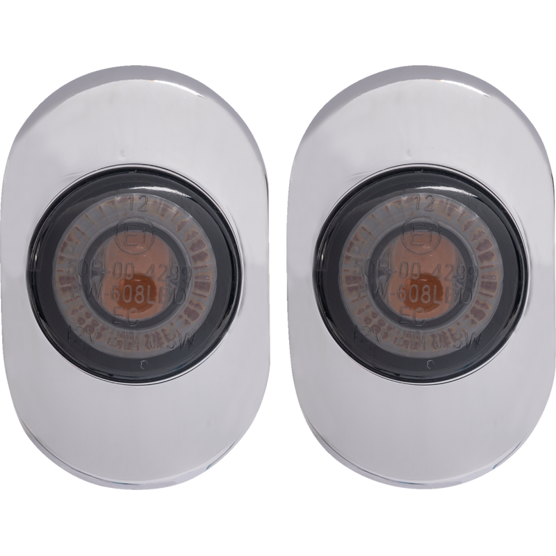 SLEEK LIGHTS REAR 3-1 FOR TOURING MODELS CHROME REAR