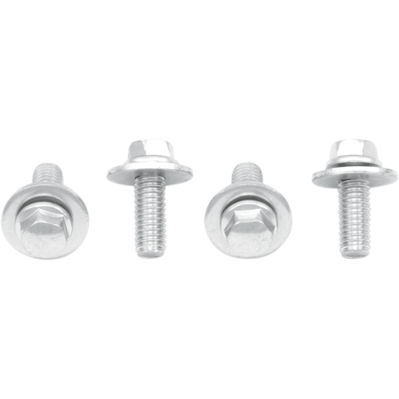 M6-1.0x16 8mm Hex Flange Bolt w 16mm Washer  (10Pk)