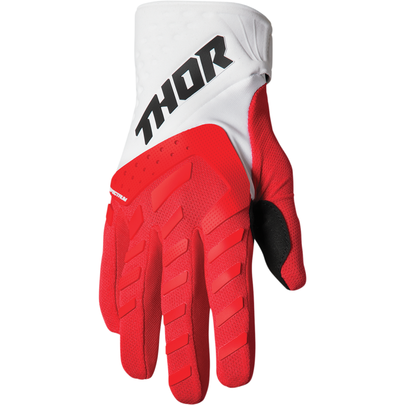 GLOVE SPCTRM YT RD/WH XS