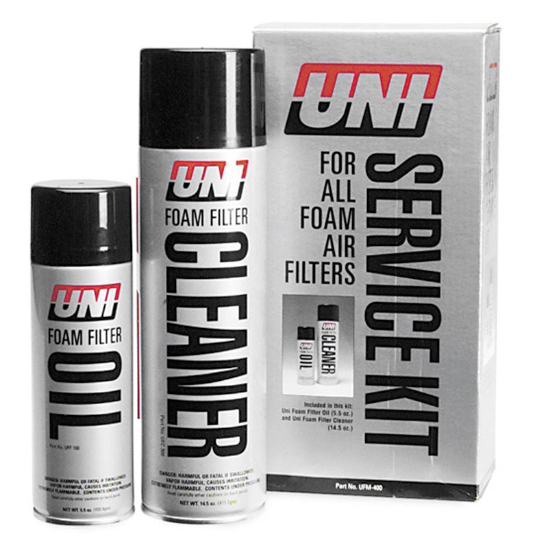 UNI FILTER SERVICE KIT(UFM-400) OIL + CLEANER.