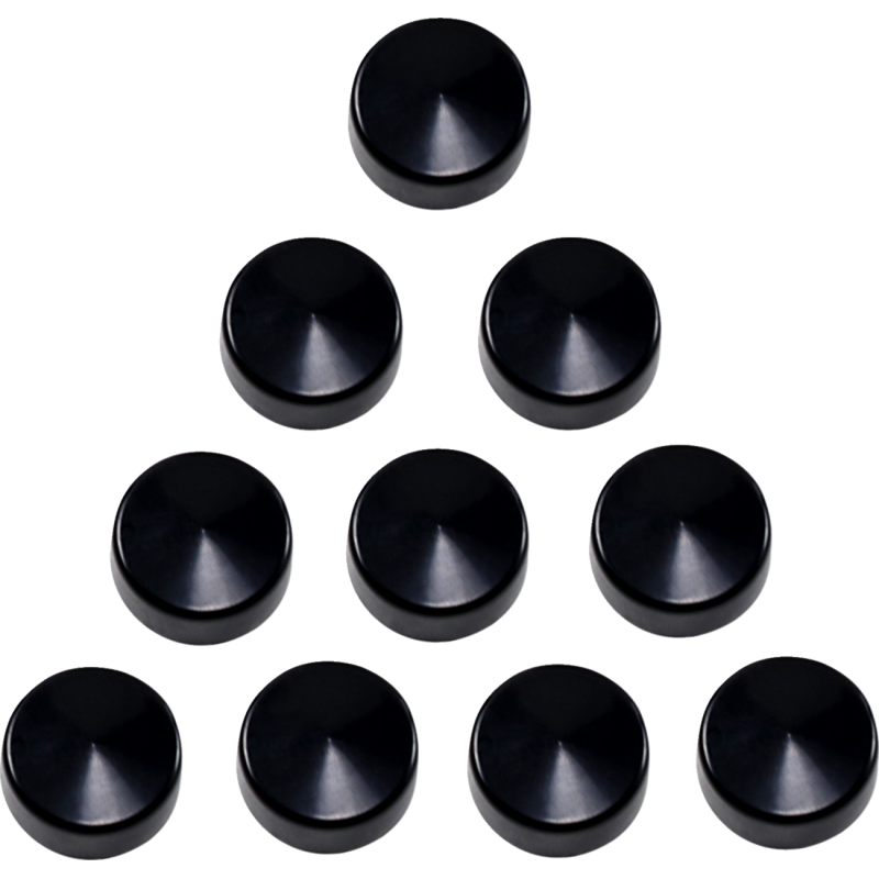 COVER BOLT 3/4 HEX BLK
