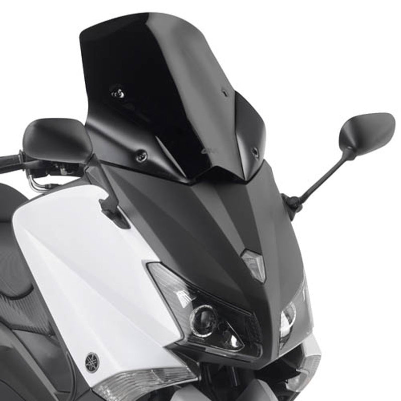 LOW SPORT WINDSCREEN BLACK/MAT BLACK 46X48CM
