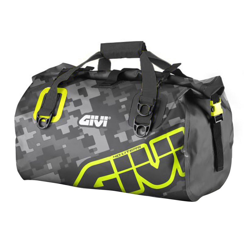 EASY-T 40L WATERPROOF GREY/YELLOW CAMO TAIL BAG