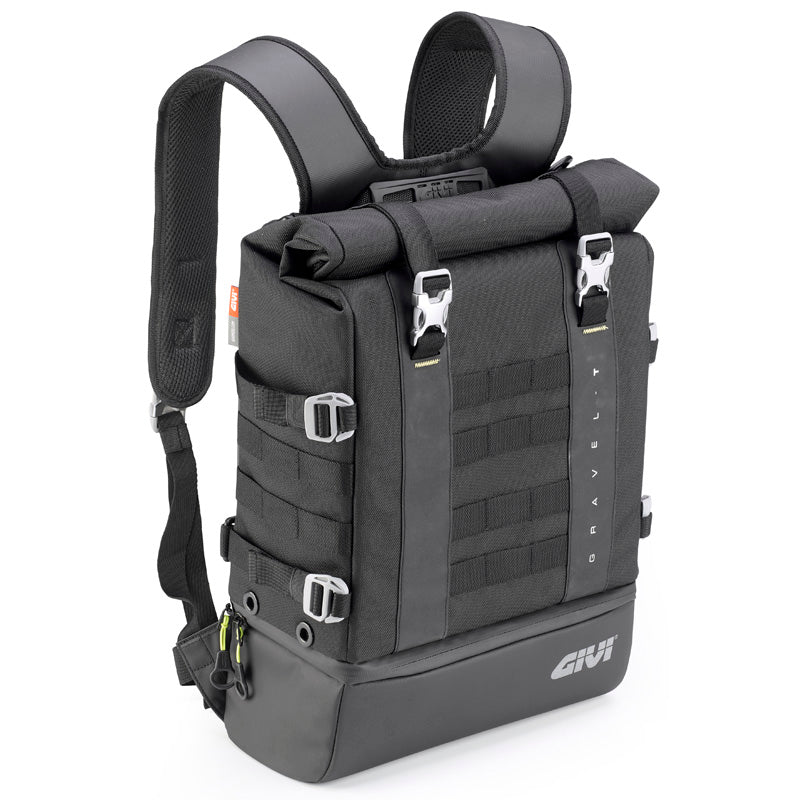 *RUCKSACK BLACK GRAVEL-T RANGE 25LT.