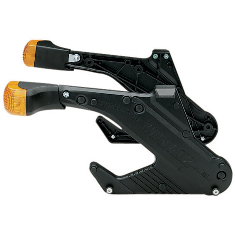 WINGRACK-2 BLACK 2=CASES FLASHERS.
