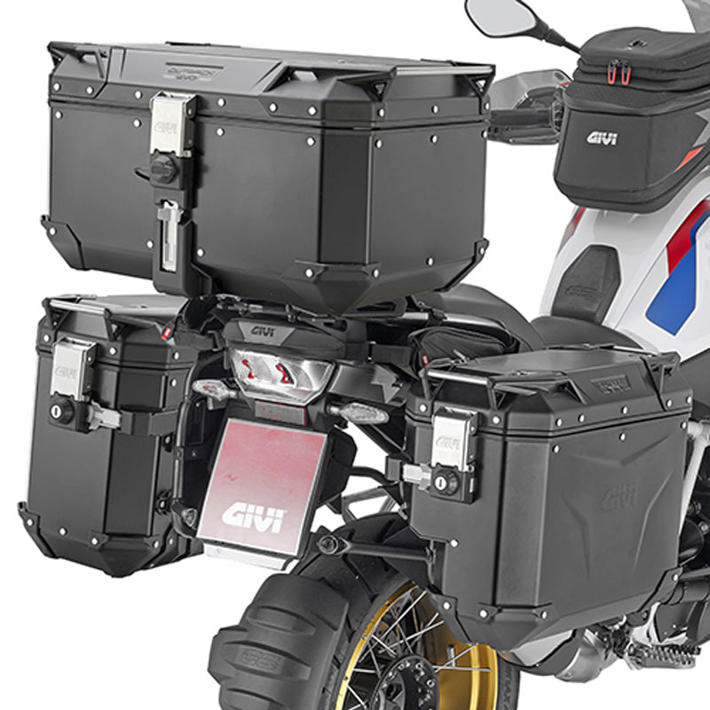 TREKKER OUTBACK EVO TOP ALUMINIUM BLACK 58L