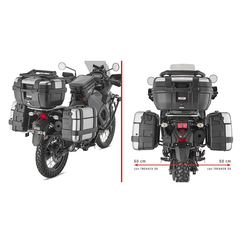 SIDECASE BRACKET KAWASAKI KLR 650 S