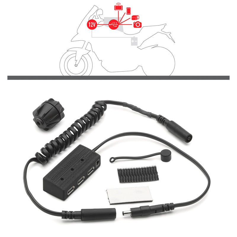 #3 PORTS USB HUB KIT FOR THE TANK BAGS