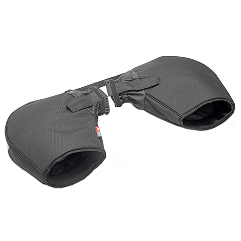 BLACK HAND PROTECTORS WITH MOUNTING KIT.