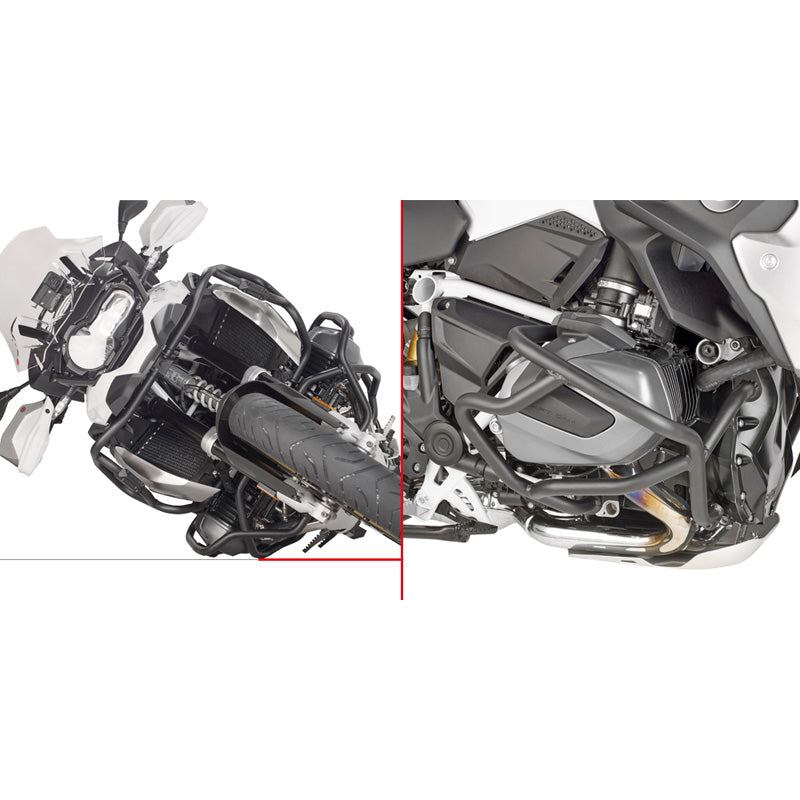 ENGINE GUARD BLACK BMW R1250GS