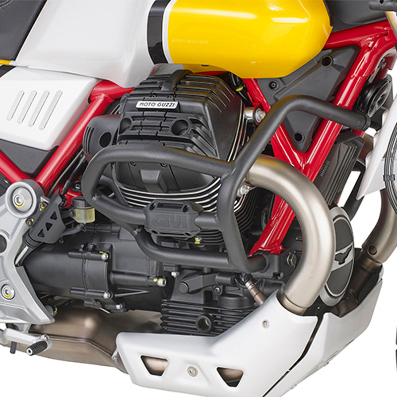 ENGINE GUARD BLACK MOTO GUZZI V85 TT