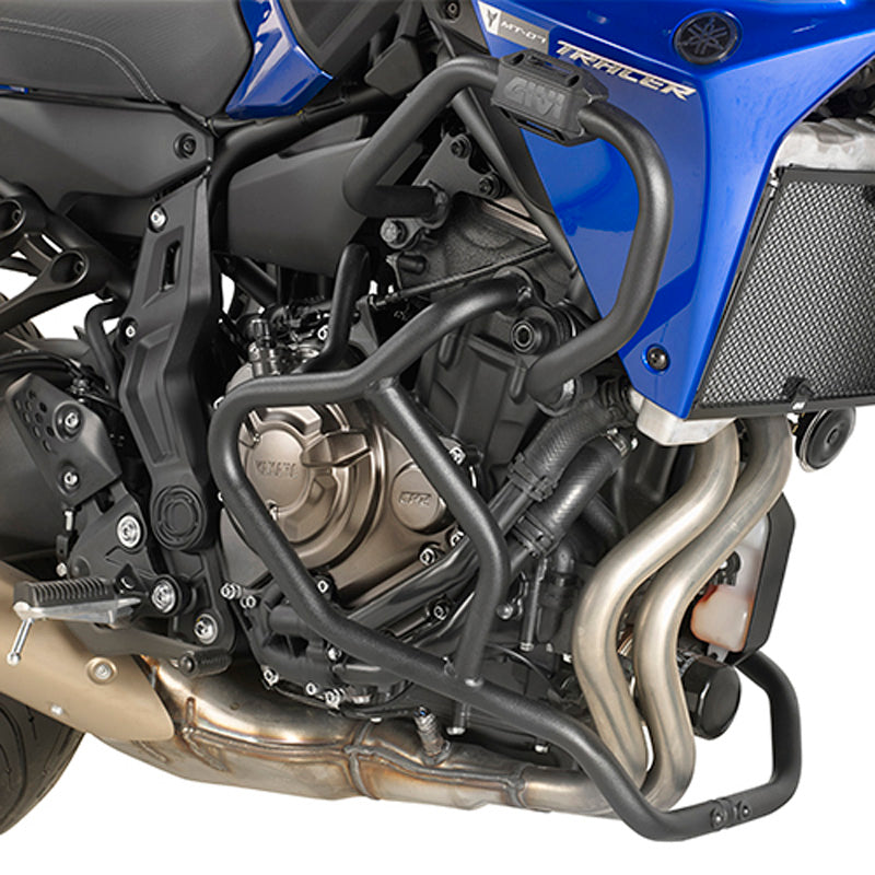BLACK UPPER ENGINE GUARD MT-07