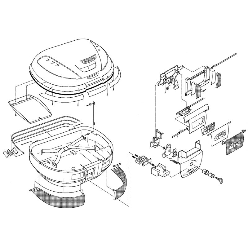 E28,E36,E41,E45,E50,E52,V46/V40 LATCH.