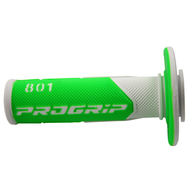 MX GRIPS 801 WHITE/GREEN FLUO