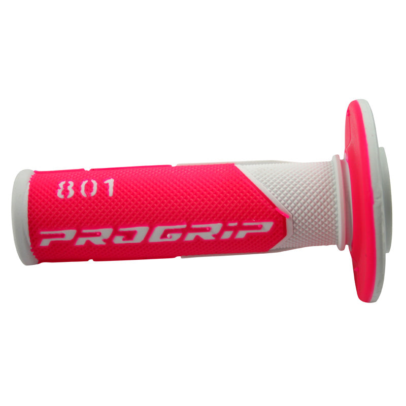 MX GRIPS 801 WHITE/FUXIA FLUO