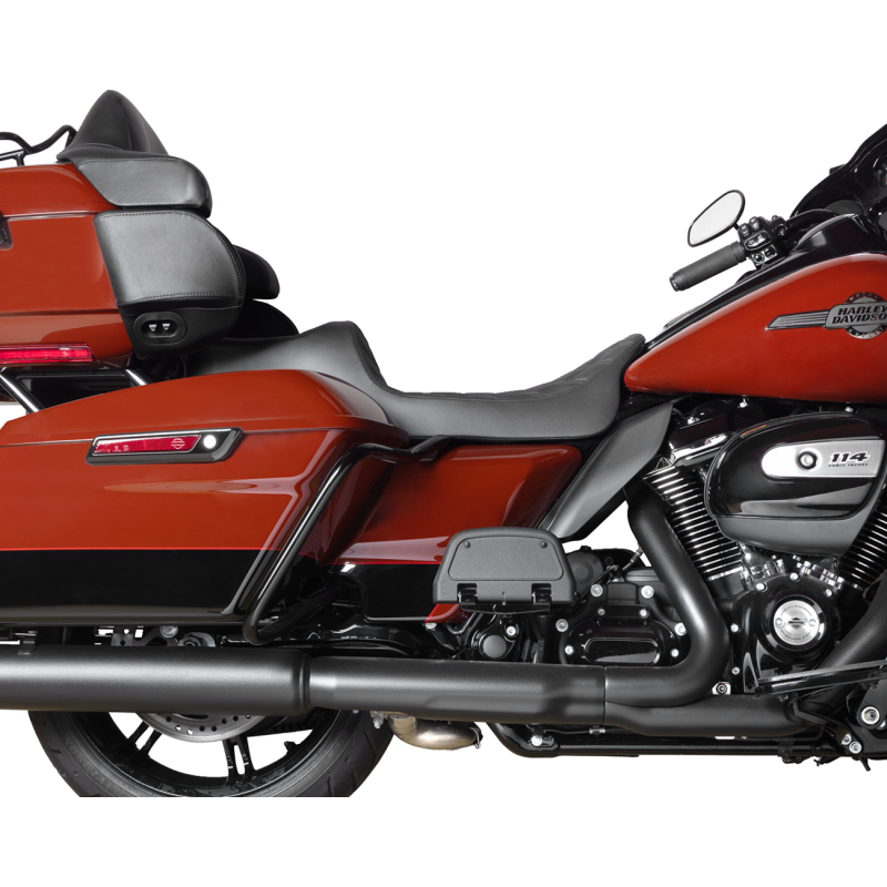 Seat Predator 3 2-Up Ext. Double Dia Black Vinyl T