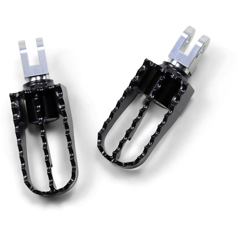 MX Footpegs - Passenger - Black/Chrome