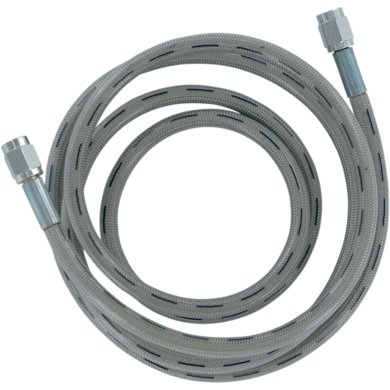 64" UNIVERSAL CLEAR-COATED BRAKE LINE SS