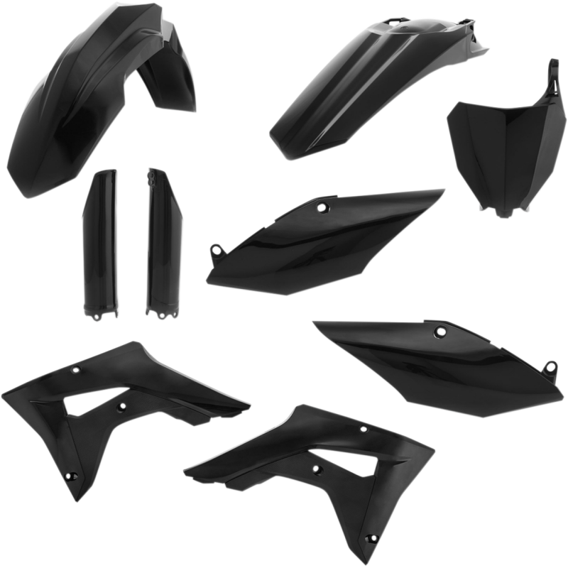 Plastic Kit- FULL CRF450RX:17-17 black