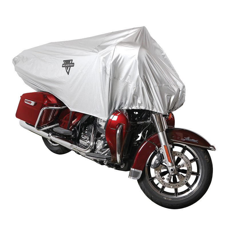 @NELSON-RIGG DELUXE MOTO HALF COVER BLACK (M)