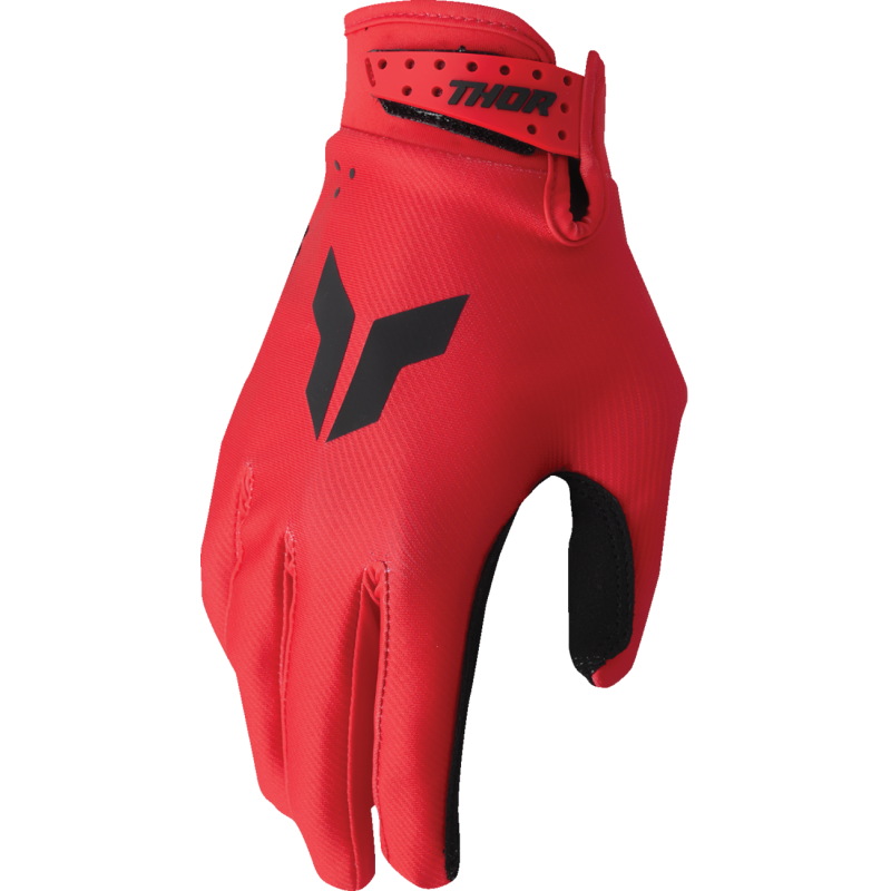 LAUNCHMODE SPLIT YTH GLOVE RED LG