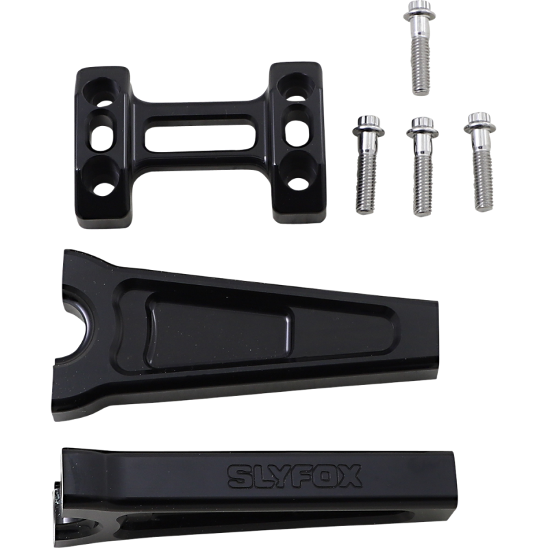 RISER STRAIGHT 6X1" BLK