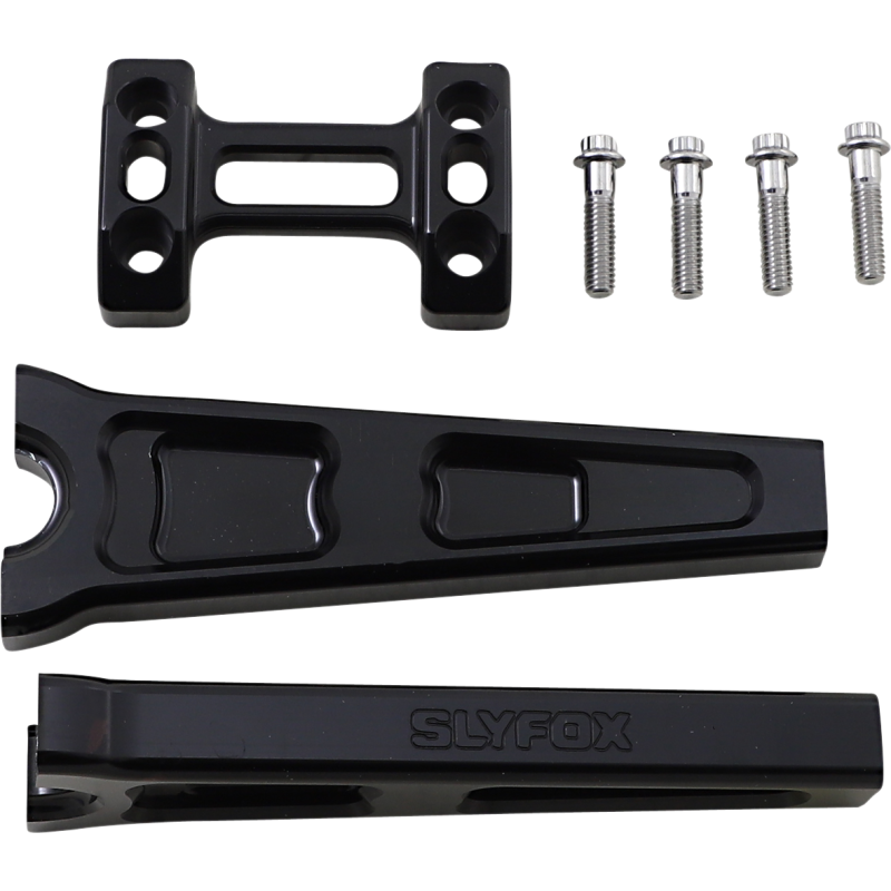 RISER STRAIGHT 8X1" BLK