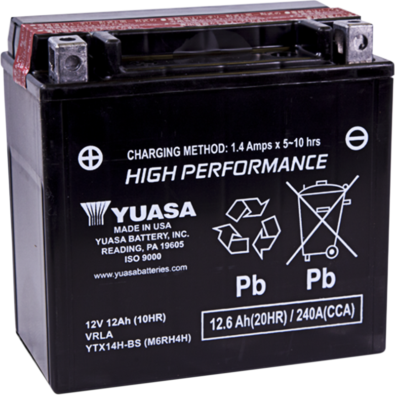 YTX14H-BS HI-PERF W/ACID PACK