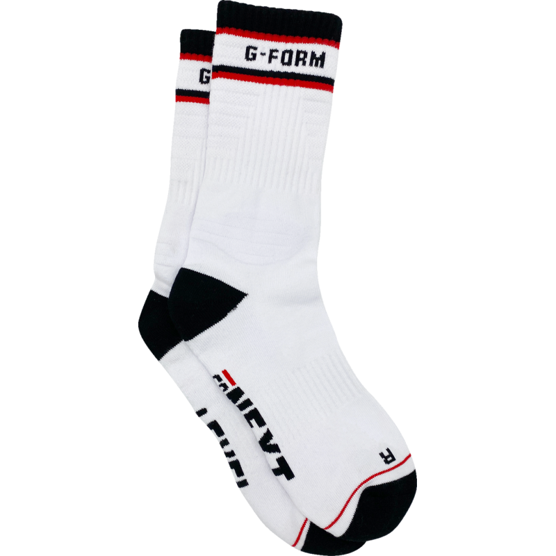 Mid-Calf Sock W/B/R S/M