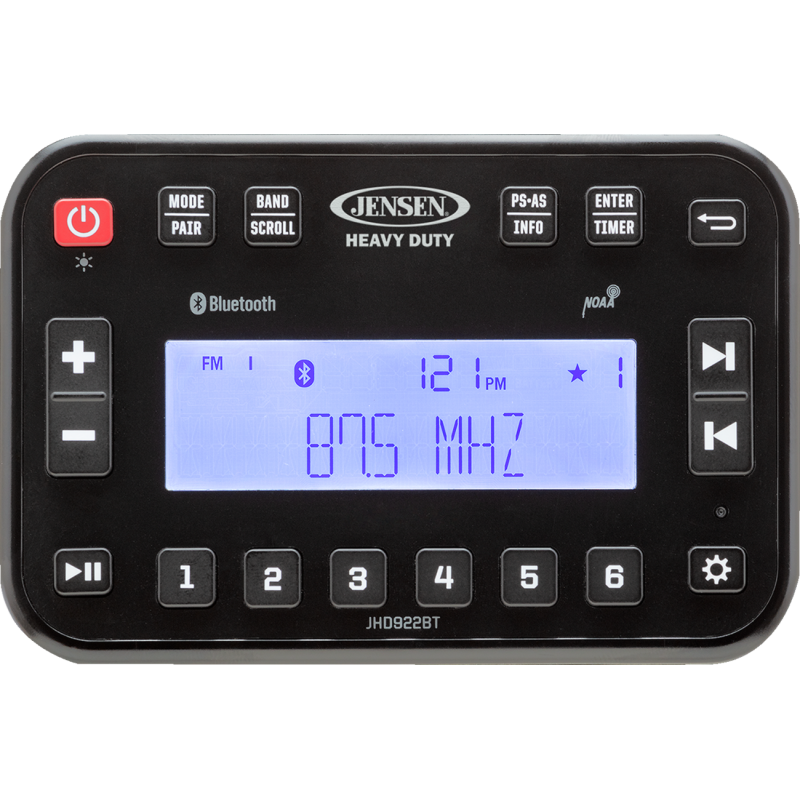 JENSEN HEAVY DUTY STEREO JHD922BT