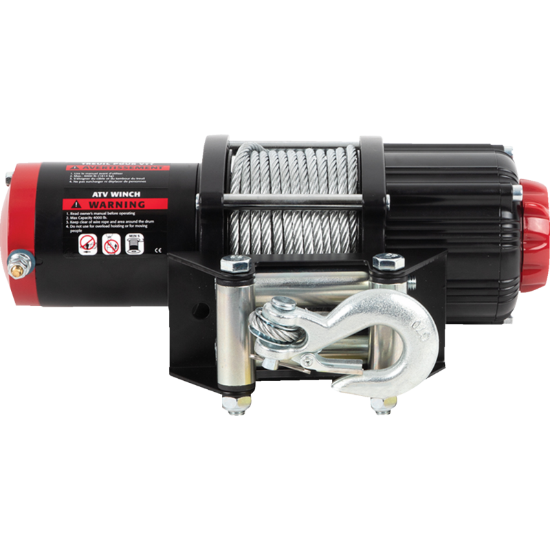 ERICKSON 4000 LB DC WINCH  7/32" X 50' STEEL ROPE