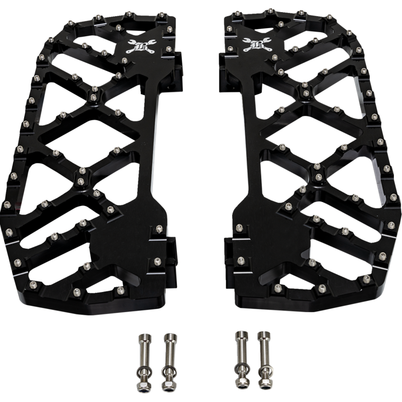 MX-Evolution Floorboards - Rider - Black - FLH/FLT '85-'24