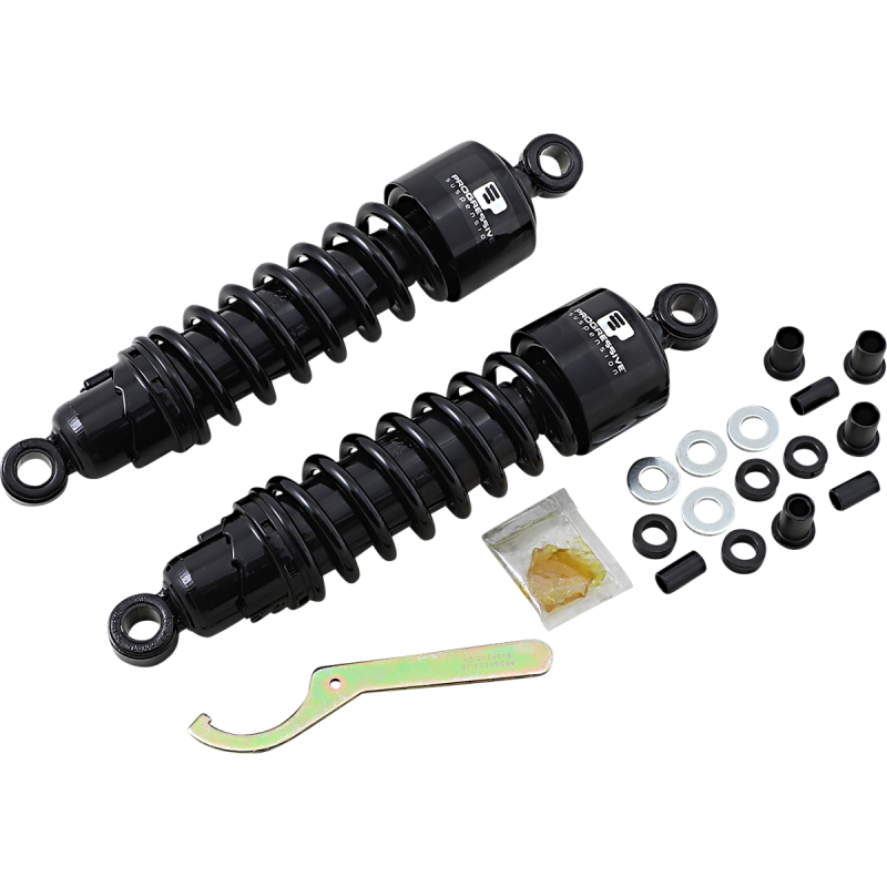 12.0" 06-17 FLH/FLT 412 STD BLACK SHOCKS