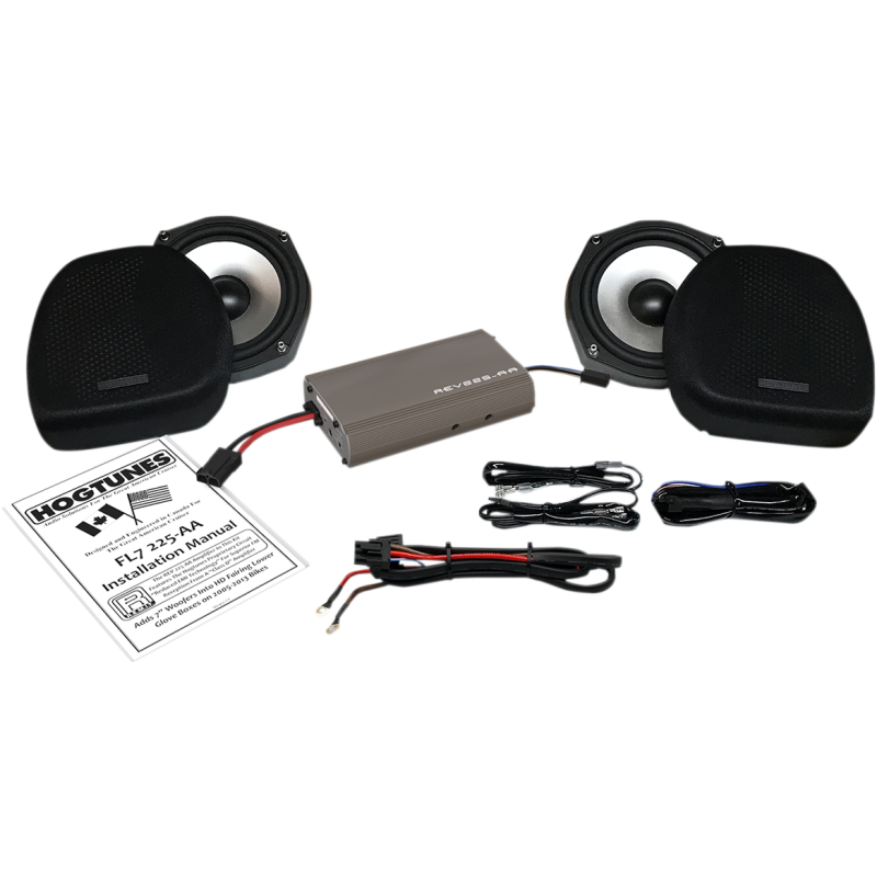 225 WATT AMP WITH 7" LOWER WOOFERS FOR 05-13 FLH