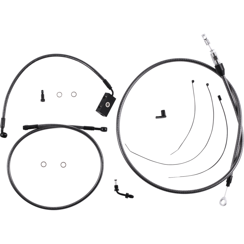 KARBONFIBR  Handlebar Installation Kit - 10" -18-24 Softail