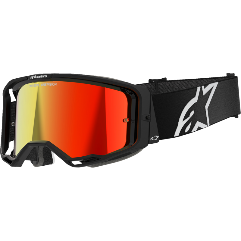 GOGGLE VISION 8 CORP BLK/MIRROR RED