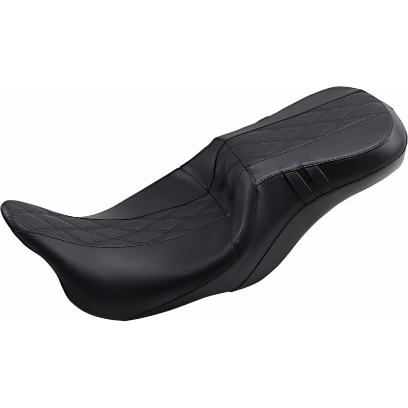 SEAT OCAST 2UP BLK DD FLH08 + (ALL BUT TRIKES)