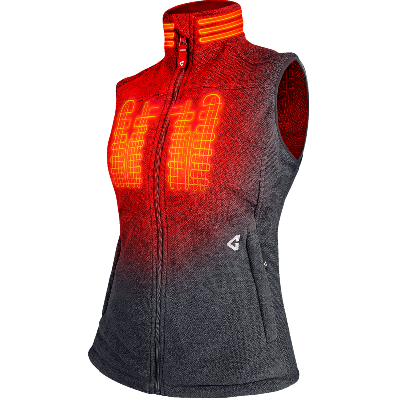 VEST WMN HEAT 7V THERMITE 2 FLEECE GR M