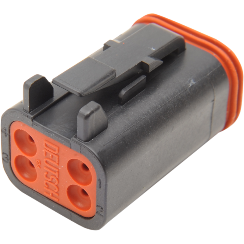 DEUTSCH BLACK 4 SOCKET CONNECTOR EA