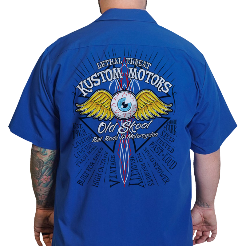 SHIRT EYEBALLOS BLUE XL
