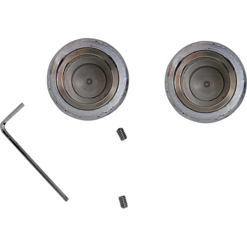 00-07 FL/04-07FXD 1" AXLE CAPS (PR)
